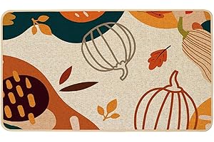 Fall Boho Modern Doormat - Autumn Outdoor/Indoor Floor Mat