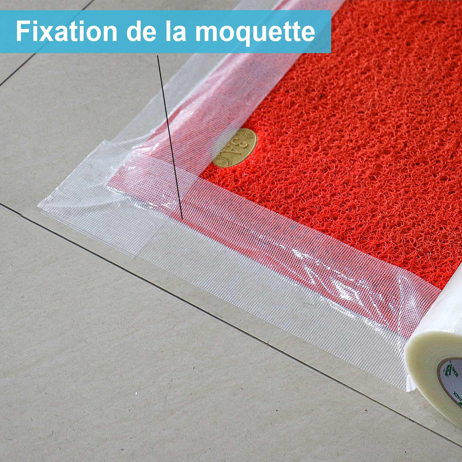 BOMEI Pack Clear Heavy Duty Duct - Cinta adhesiva para reparación, fijación, sellado, resistente, impermeable, flexible, transparente cinta adhesiva rasgable a mano sin residuos (100 mm x 55 m)