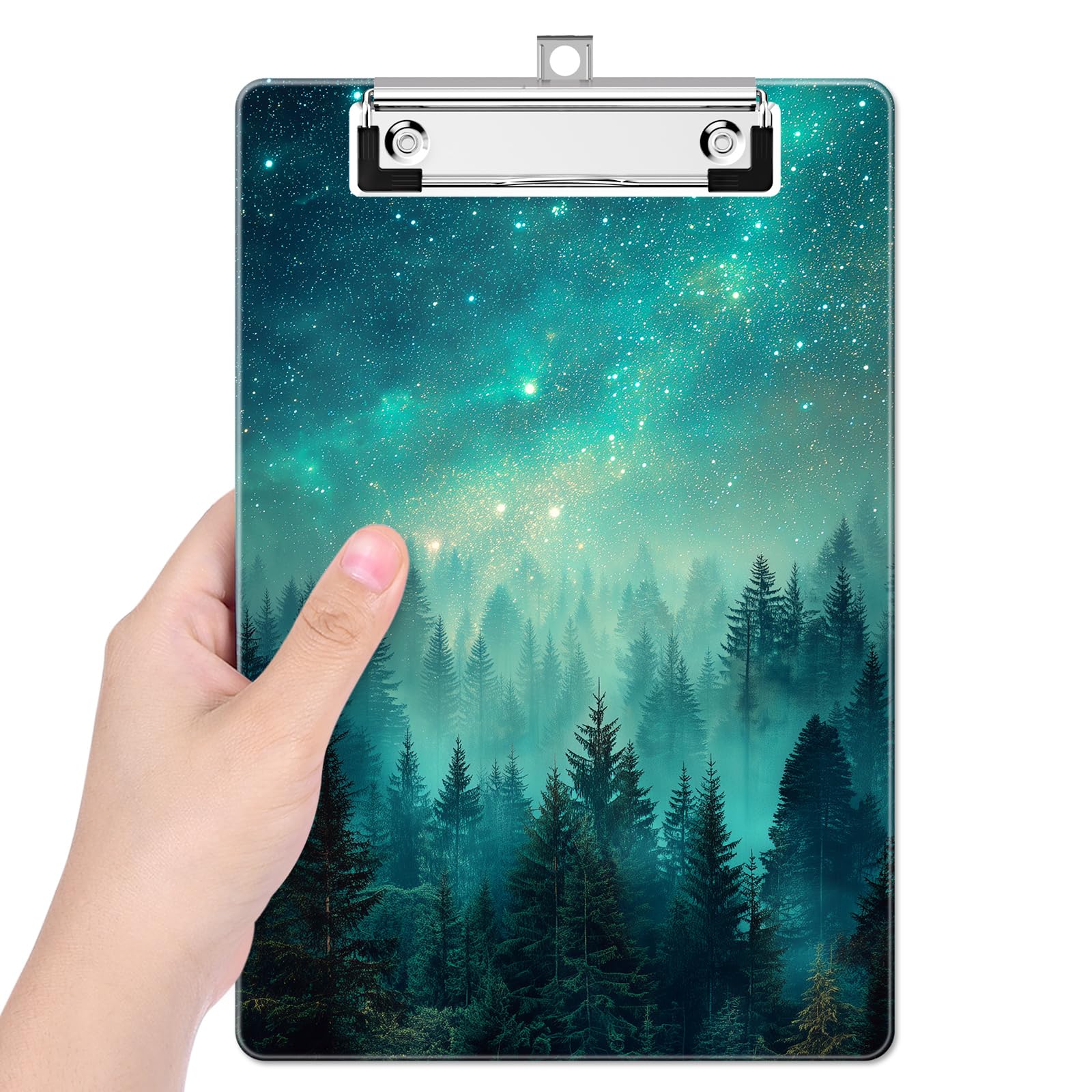 Small Plastic Clipboard 6 x 9 in, Standard A5 Size Fashion Clip Board