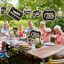 Boao Retirement Party Decoration Set Golden Retirement Party Centerpiece Sticks Glitter Table Toppers for Happy Retirement Party Supplies, 24 Pack gallery image