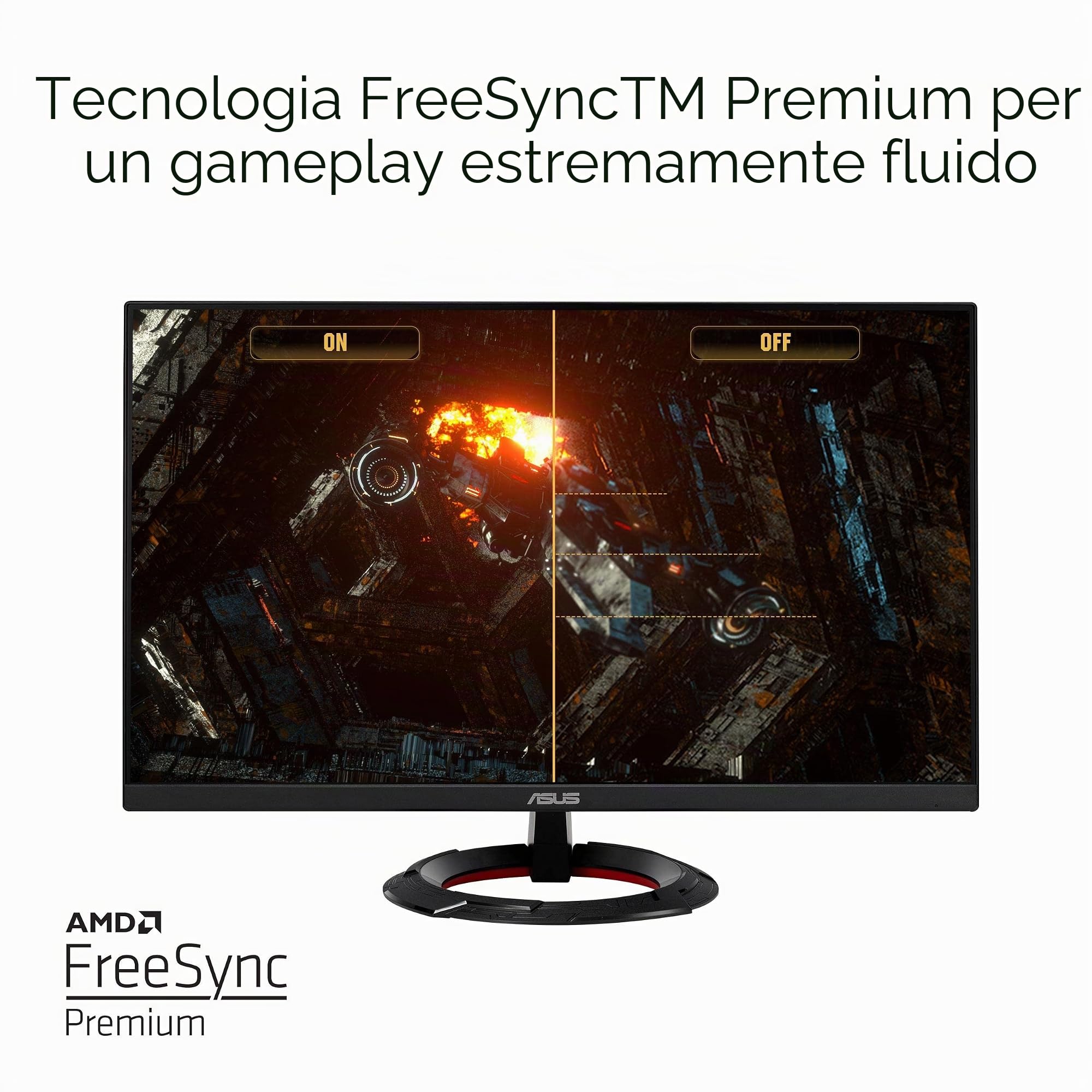 ASUS TUF Gaming VG249Q1R Monitor Gaming 23.8” Full HD (1920 x 1080