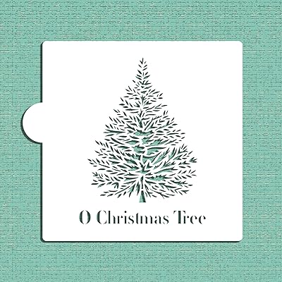 O Christmas Tree Cookie and Craft Mat CM185 by Designer Stencils