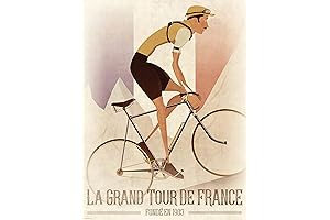 Vintage-Style Tour de France Poster