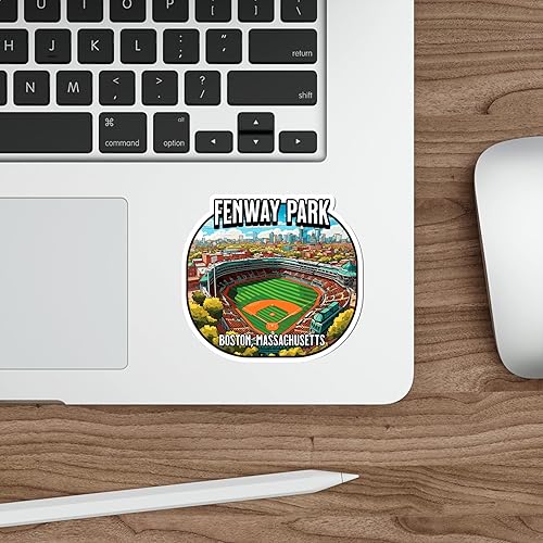 Miniatura 2 de Fenway Park - Adhesivo de vinilo de Massachusetts Nature Wilding, tamaño pequeño, impermeable, para botella de agua, taza, libro de pasaportes,