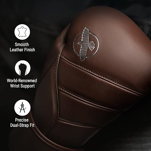 Miniatura 2 de Hayabusa T3 Kanpeki - Guantes de boxeo de cuero para hombres y mujeres para entrenamiento de boxeo, bolsa pesada y guante de trabajo
