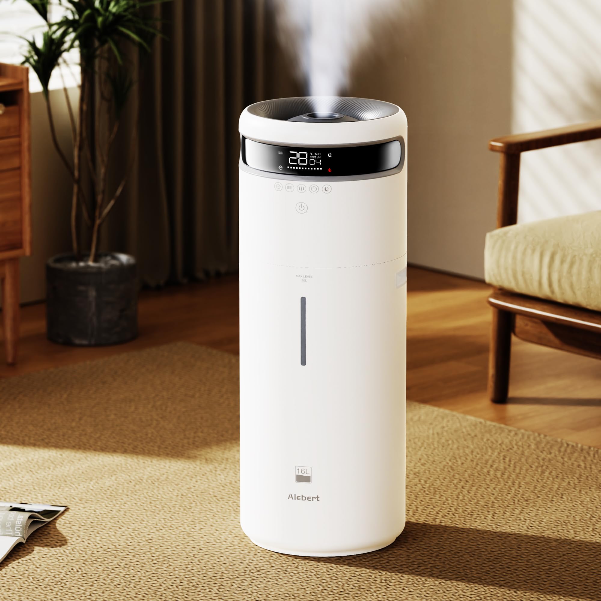 Amazon.co.jp: Alebert(アレベルト) 加湿器 大容量 16L 最大60畳適用