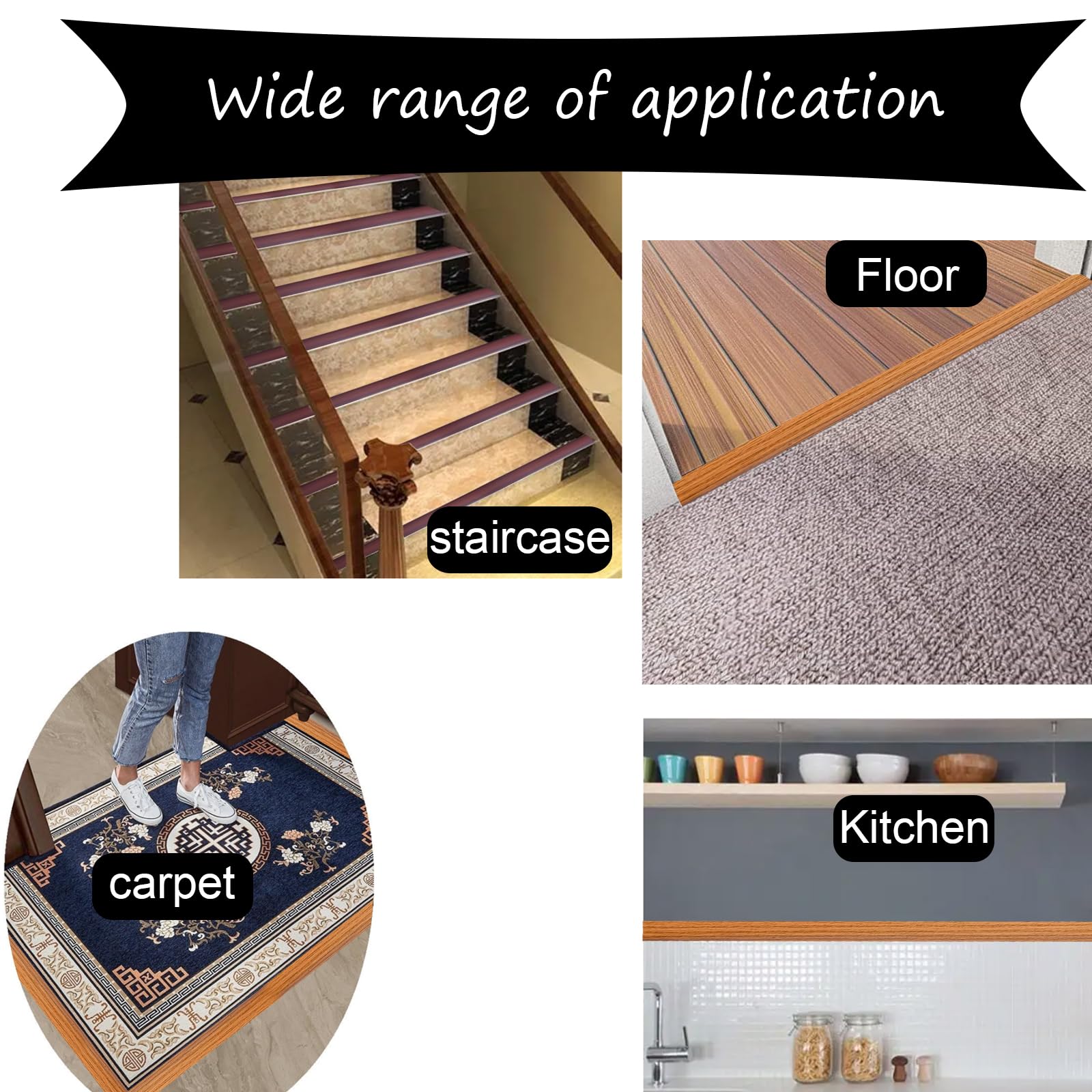 Floor Transition Strip & Self Adhesive Floor Vinyl Floor