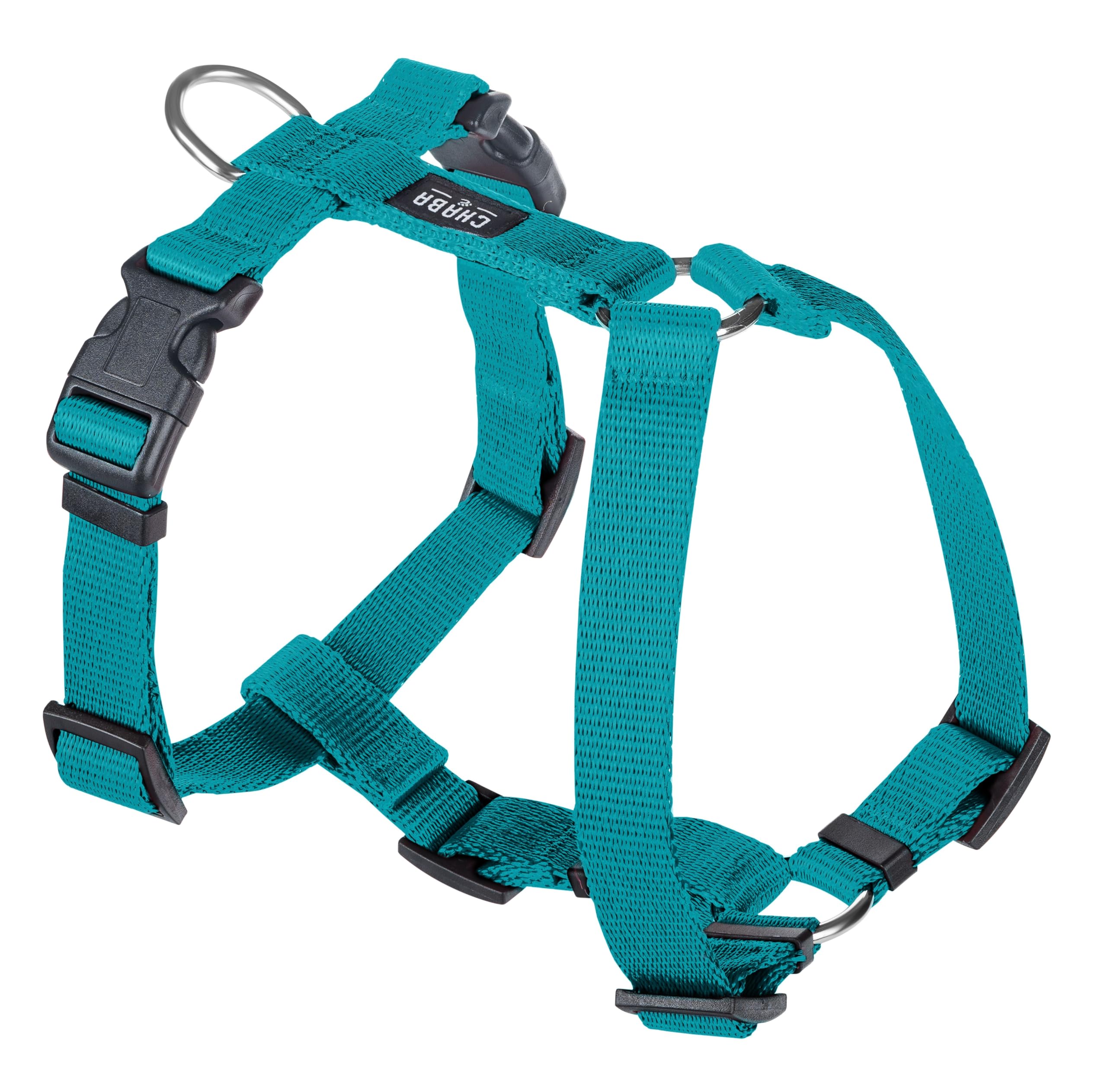 Chaba Guard, Pettorina ad h cane taglia grande con controllo, Anti tiro e soffocamento, Regolabile, Confortevole e leggera, Liscio, Classica step-in, Pettorina per cani, Dog Harness, MARINO - XL