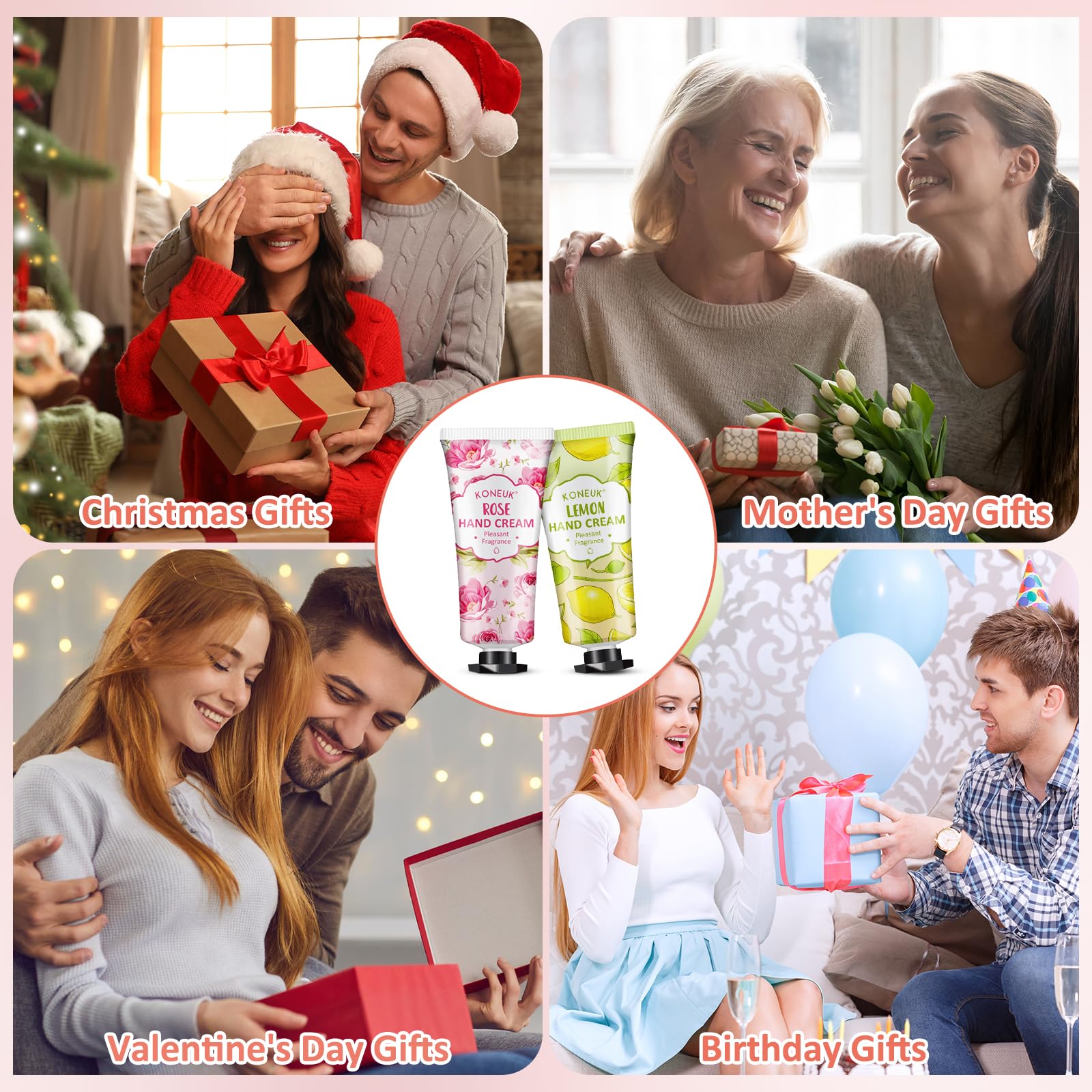 240 Pack Hand Cream Set for Women, Christmas Gifts, Bridesmaid Gifts, Birthday Gifts, Small Gifts and Stocking Stuffers for Guests, Bulk Moisturizing Hand Lotion Travel Size for Dry Cracked Hands: D-112 Pack Hand Cream