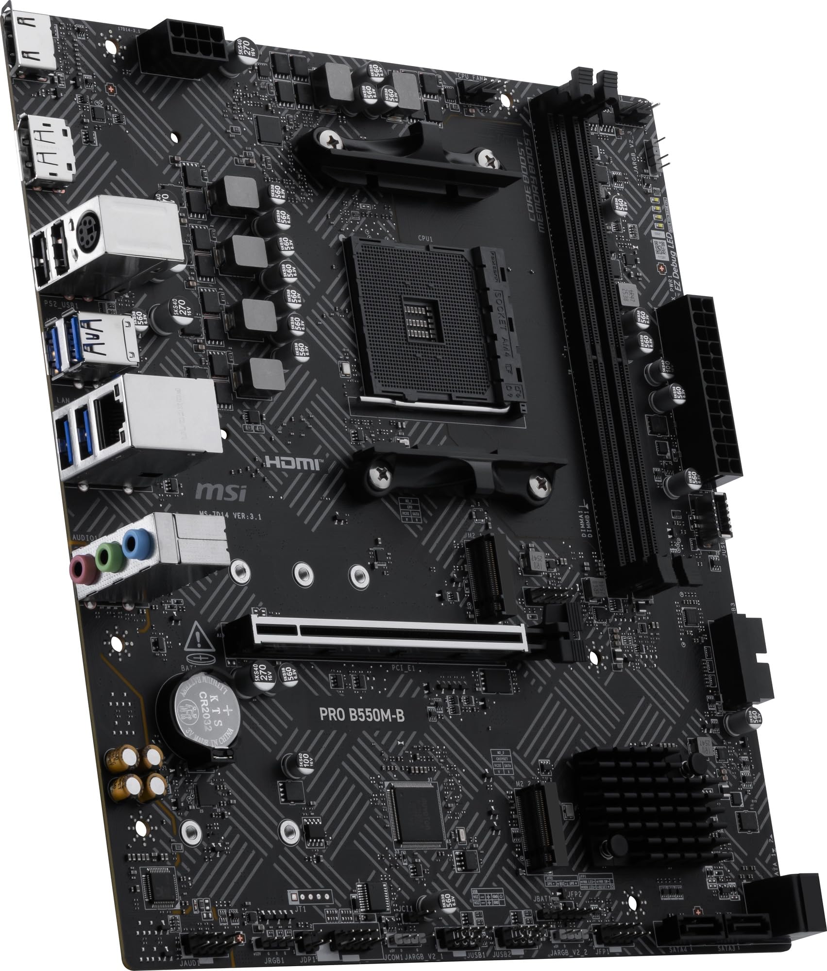 Amazon.co.jp: MSI PRO B550M-B Micro-ATX Motherboard MB6989 : Computers