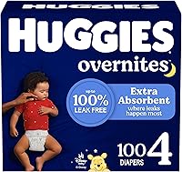 Vista 18 de Pañales Huggies Size 7 Overnites: Pañales de noche, talla 7 (41+ libras), 60 unidades, el empaque puede variar