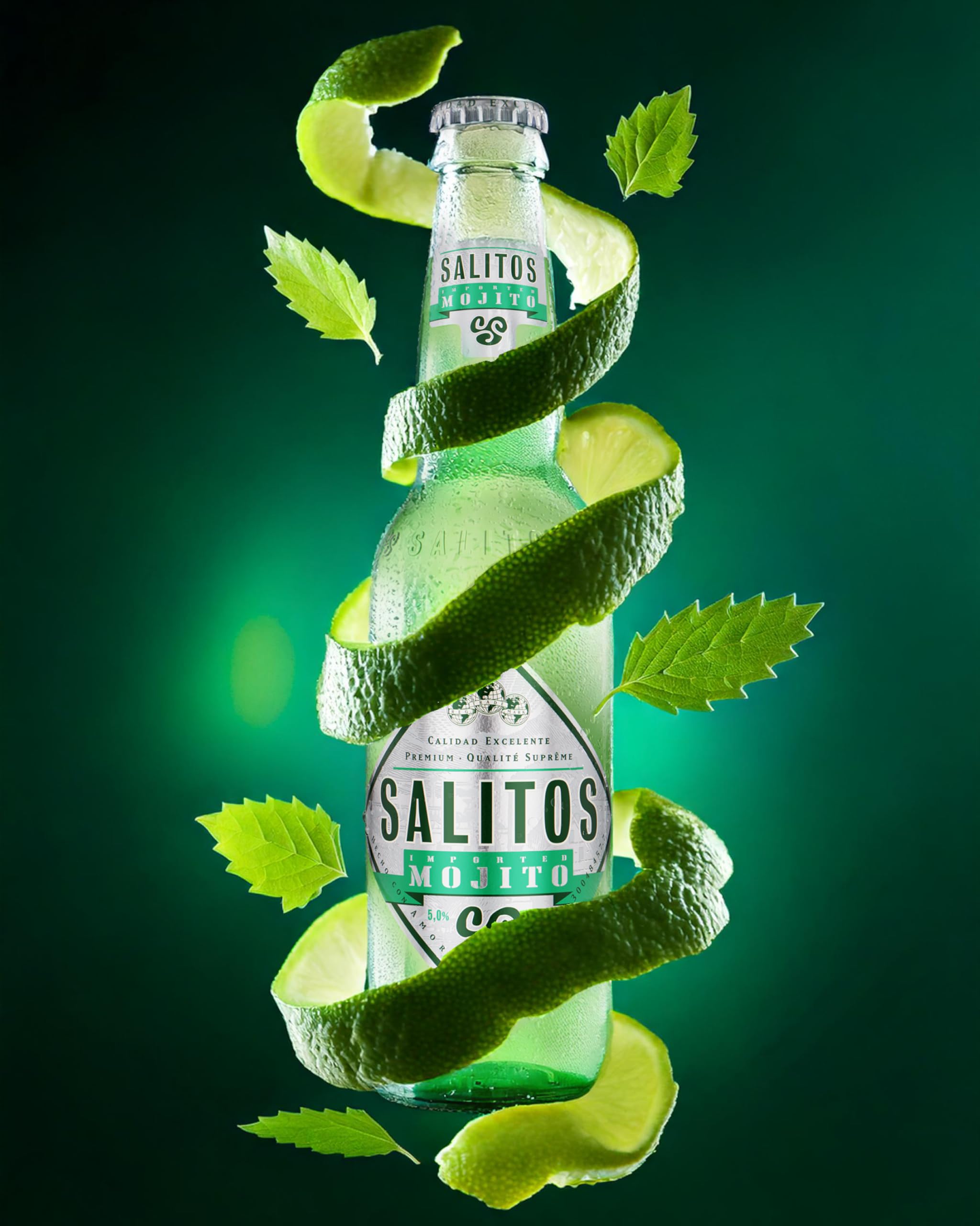 SALITOS MIX SET 24 × 0,33l Glas Mehrwegflaschen 6 Sorten