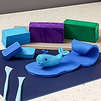 Vista 2 de Paquete de 12 Arcilla para modelar Plastalina de Craft Smart, colores fríos