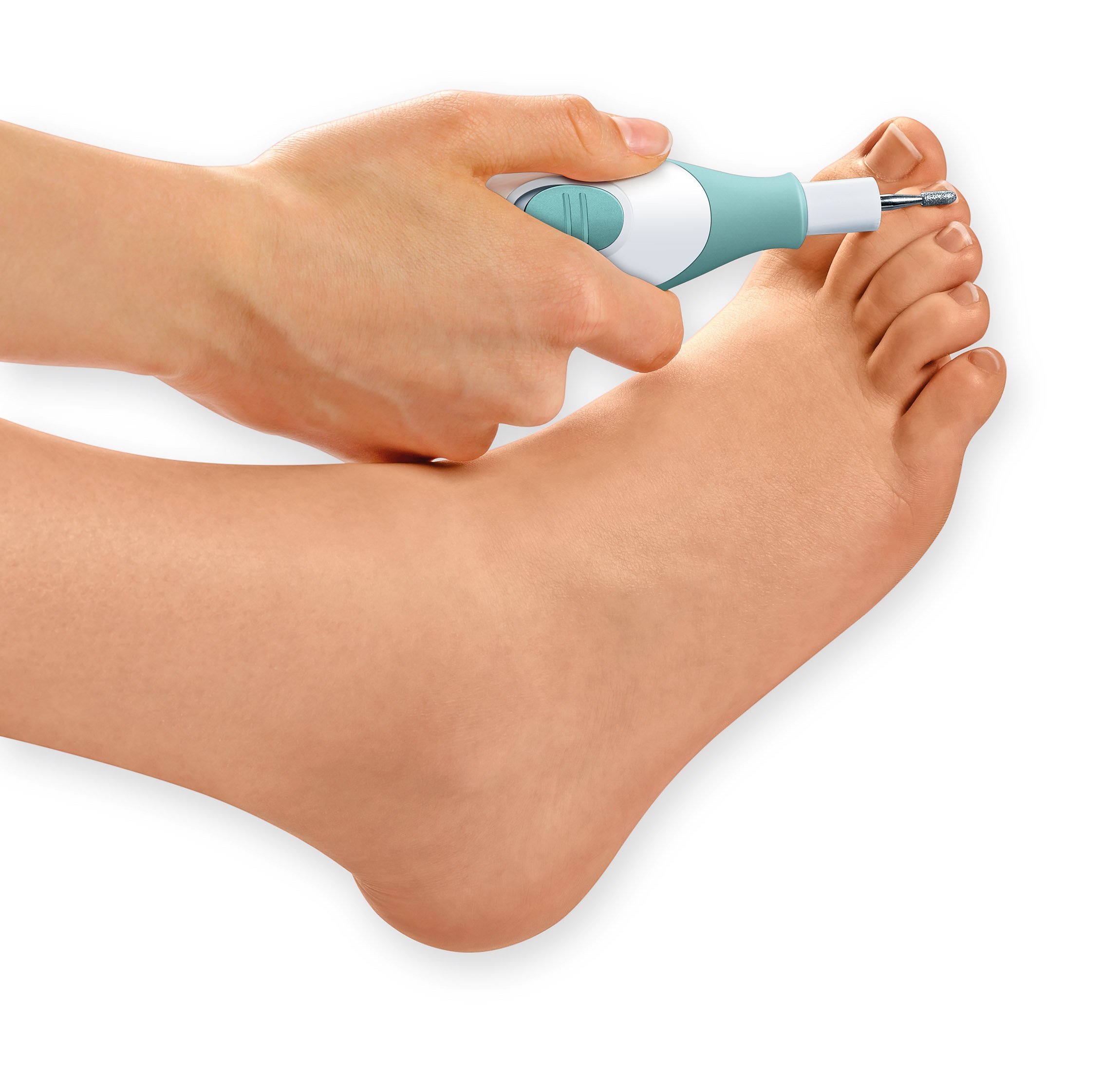 Sanitas SMA 36 zestaw do manicure/pedicure, do zadbanych rąk i stóp, 7 wysokiej jakości nakładek