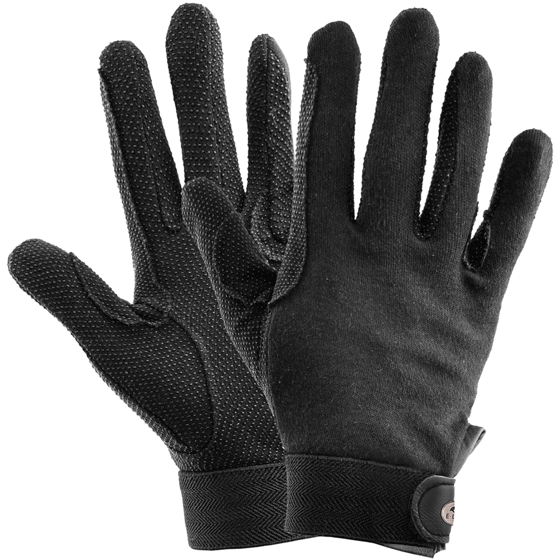 Waldhausen Reithandschuh Picot, Schwarz, S