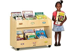 Jonti-Craft Mobile Classroom Bookshelf for Efficient Library Organization