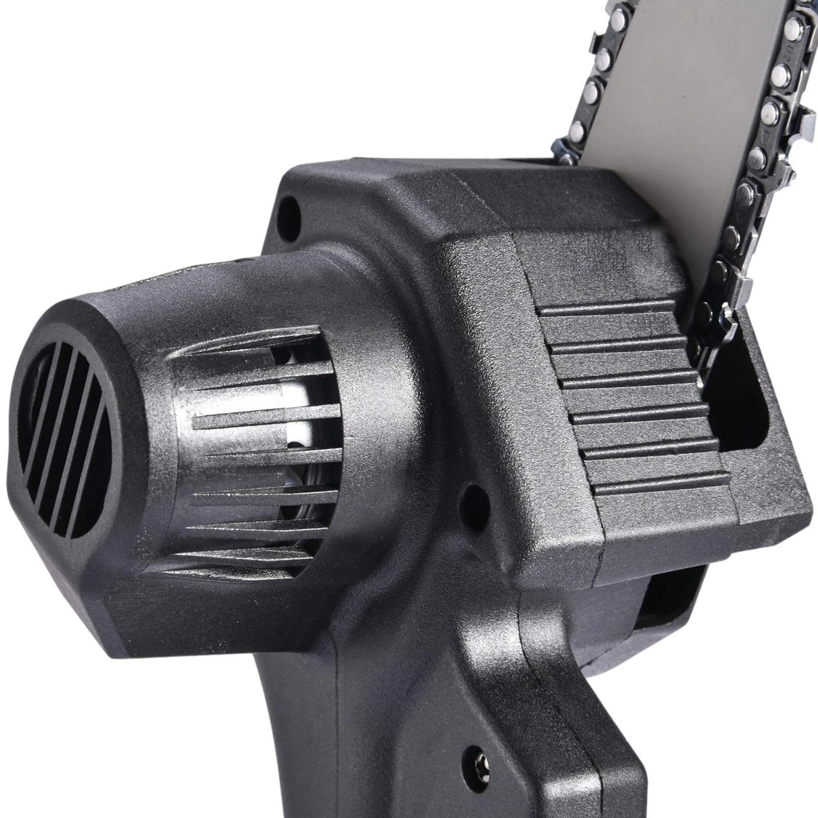 Mini tronçonneuse de 4 Pouces,sans Fil électrique Rechargeable Tronçonneuse Une Main 0,7 kg léger, Batterie Scie Délagage 24 V, Coupe du Bois, pour Arbre Cour Jardin et verdissement Urbain