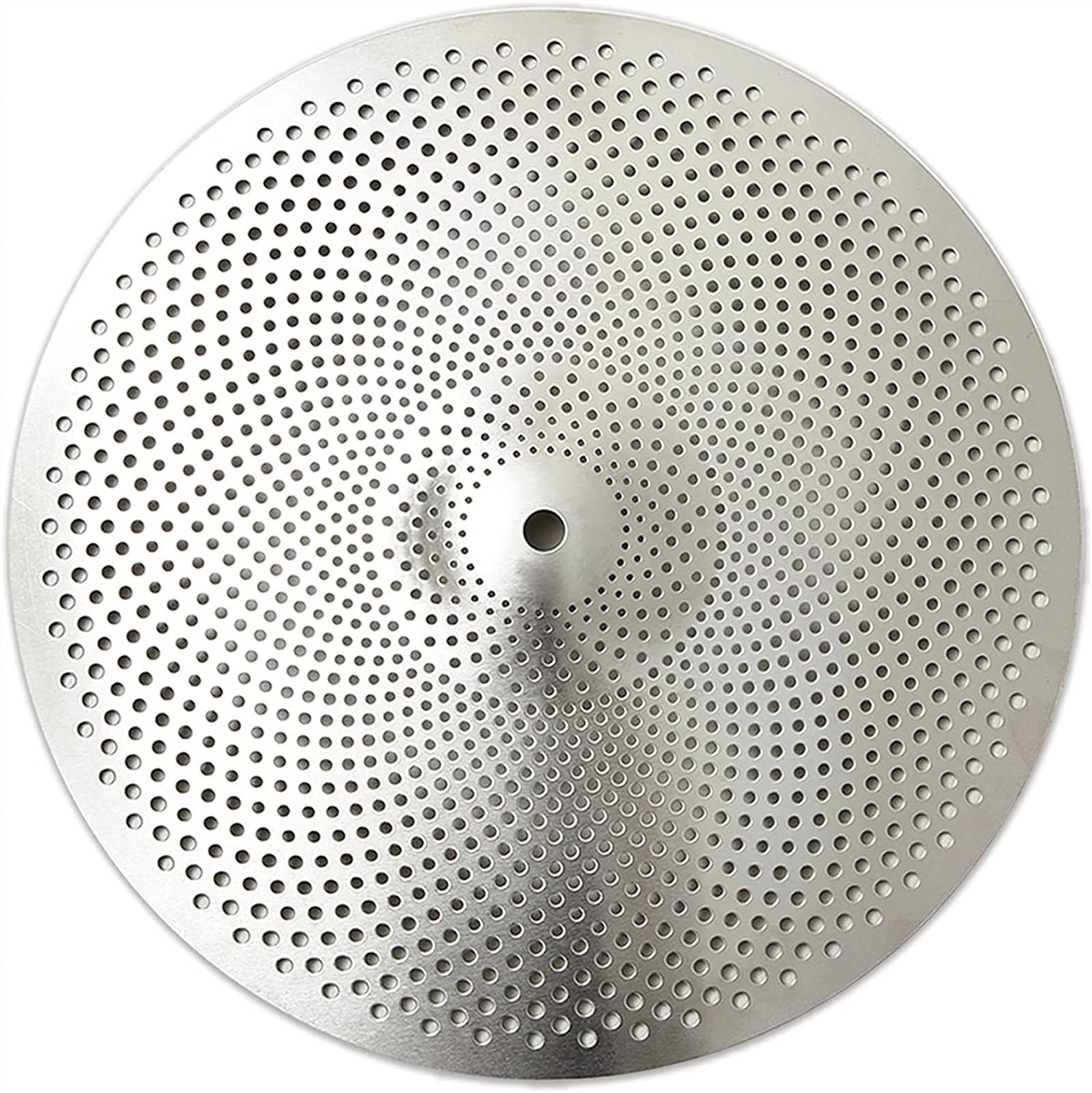 cymbales Cymbale Crash À Faible Volume 20 Pouces Cymbale Crash D'entraînement Cymbale Crash Silencieuse Or Argent (Color : Silver)