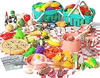Vista 13 de 35 piezas de accesorios de juguete de cocina para niños, juego de cocina para niños pequeños con ollas, sartenes, utensilios, utensilios de cocina