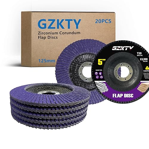 20 pièces Disque a Lamelles 125mm, Disque de Poncage pour