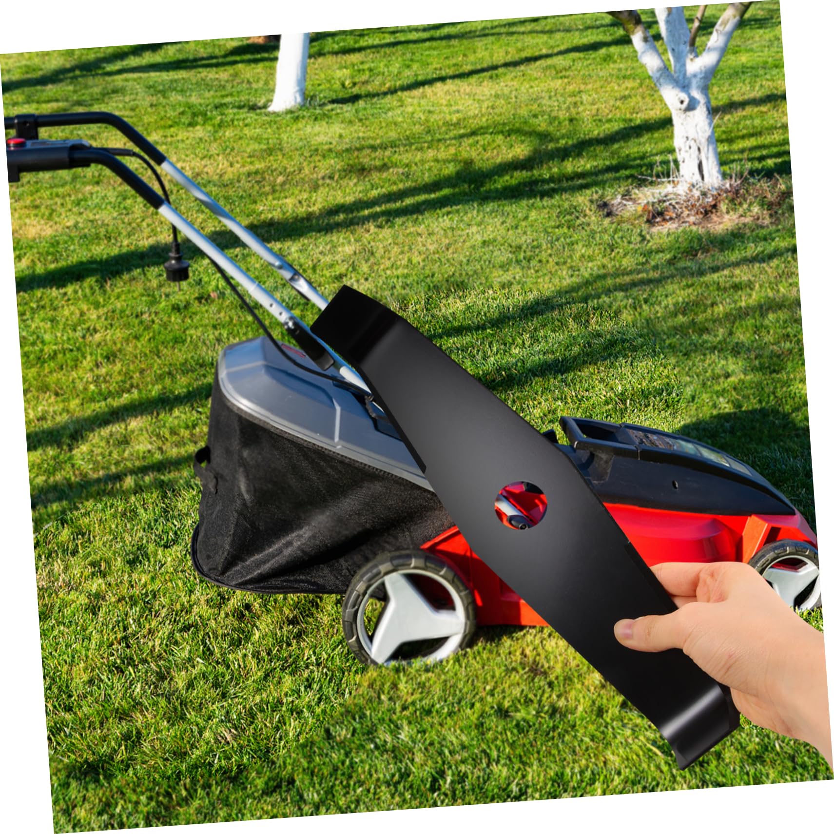 TOYANDONA 2 Series Cuchillas De Repuesto para Cortacésped Accesorio Manganeso De Dientes para Desbrozadora Adecuado para Césped Jardines Y Parques 2 Piezas*2