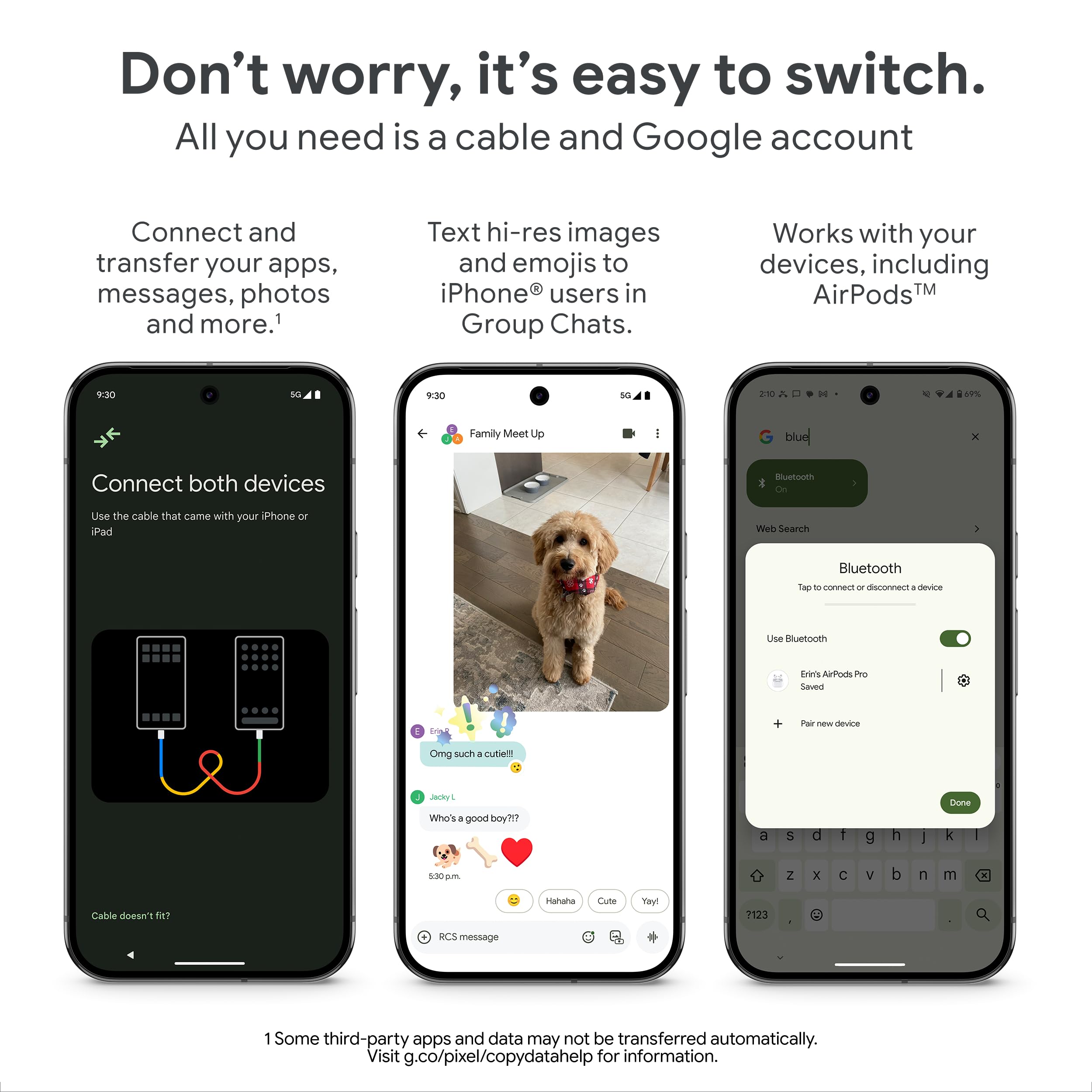Google Pixel 10 Pro - Unlocked Android Smartphone with Gemini, Triple Rear Camera System, 24+ Hour Battery, and 6.3" Super Actua Display - Moonstone - 256 GB - 5