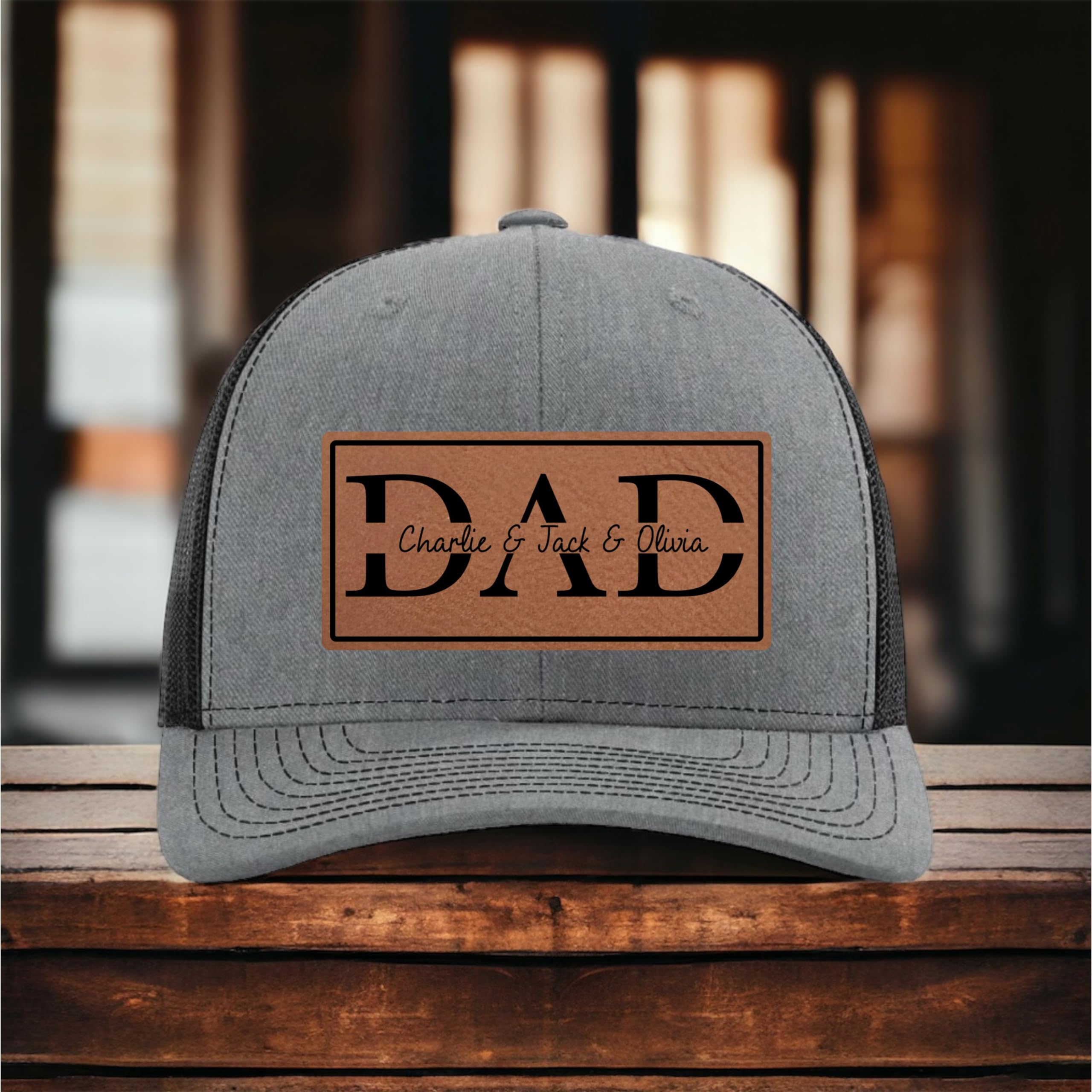 Fathers Day Hats Customized - Fathers Day Gifts - Birthday Gifts for Men - Custom Dad Hat - Father’s Day Gifts from Kids - Personalized Hats for Men - Custom Hat with Kids Names - Christmas Gifts for Dad