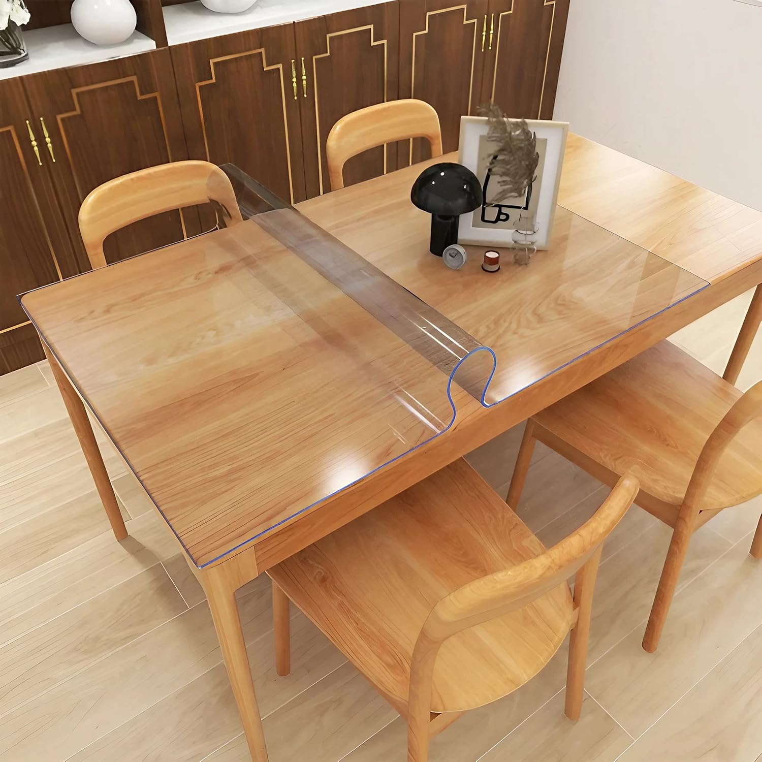 OXIGG Clear Table Cover Protector 12x72 Inch 1.11mm Thick Rectangle