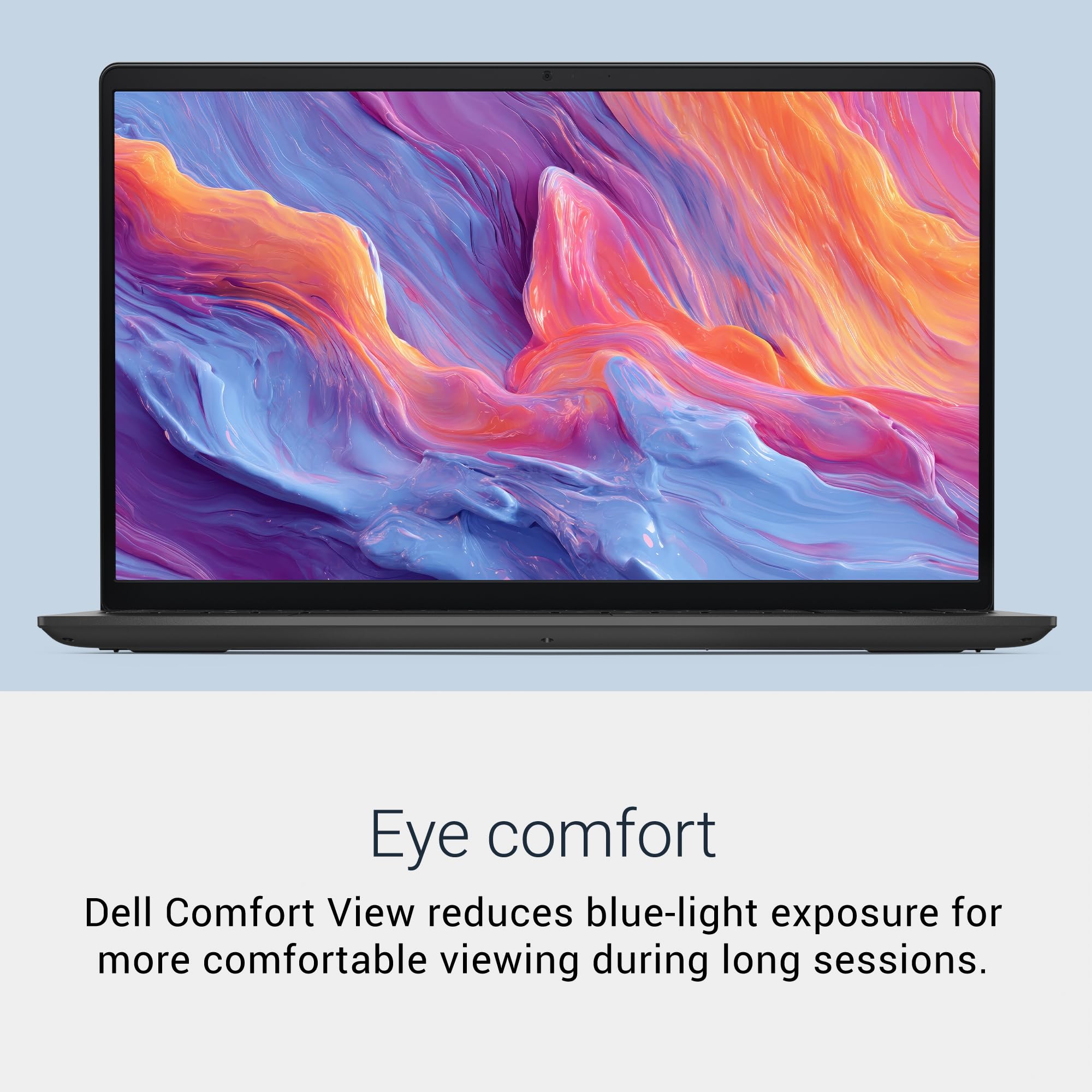 Dell 15.6 Laptop, FHD, Intel Core Ultra 5 225U, 16GB RAM, Windows 11 Home | Anti-Glare 300 Nits WVA, Intel Graphics, DDR5, 512GB SSD, Backlit Keyboard, Wi-Fi 6, Carbon Black, Business Ready, D15260 image 8