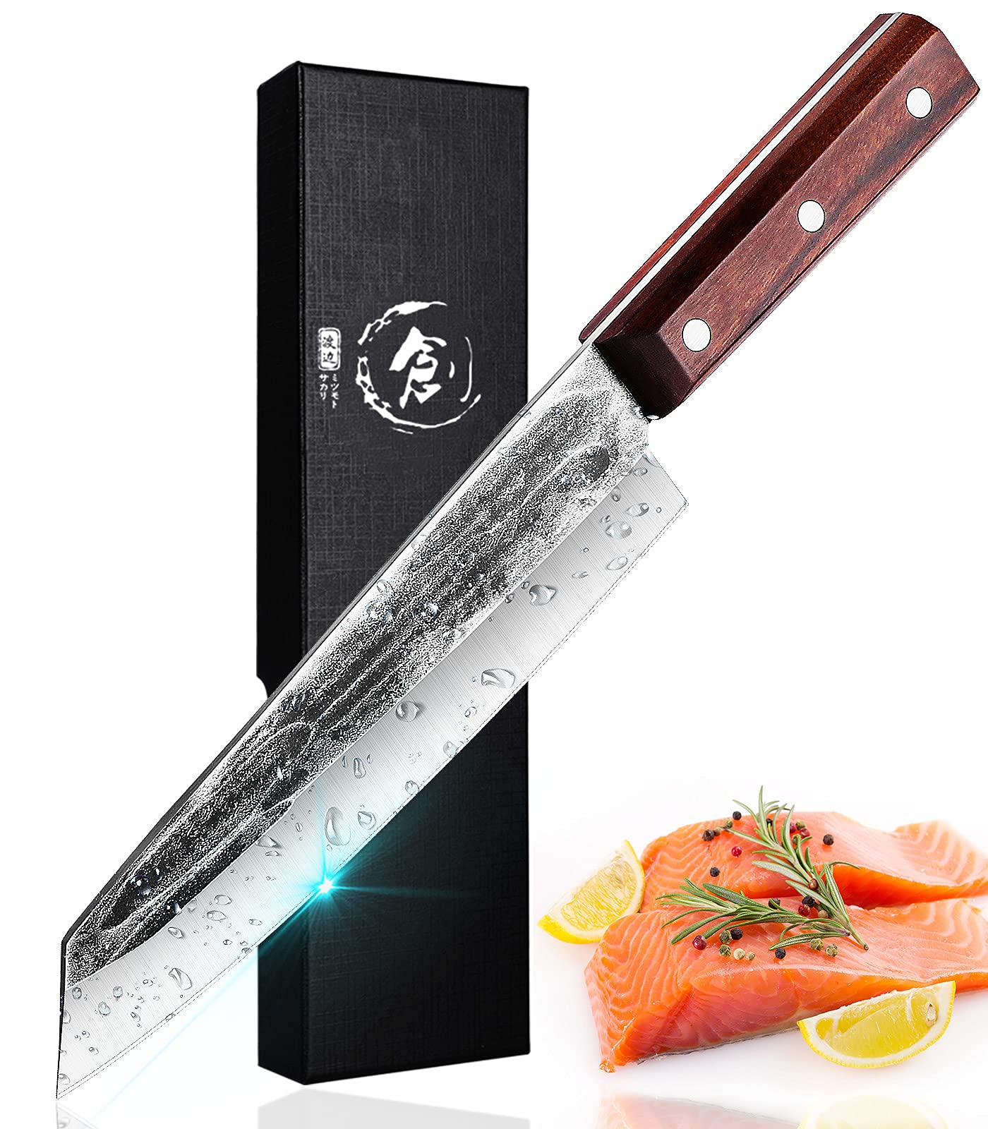 Buy Japanese Chef Knife, 8.15" Bunka Knife, Sashimi Knife, High
