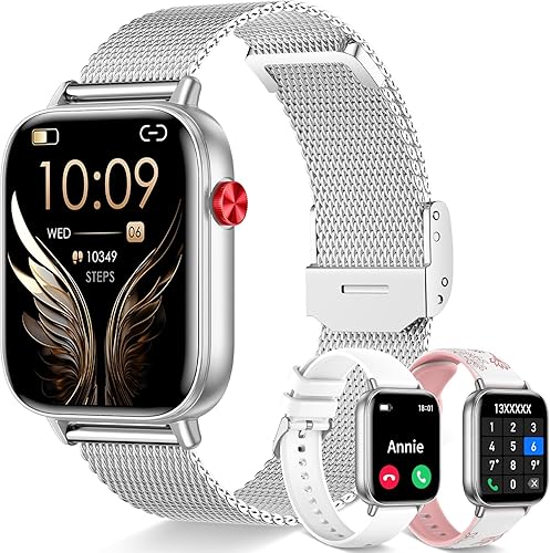 Relojes inteligentes HD de 1.83 pulgadas para mujer, rastreador de actividad con respuestahacer llamadas, reloj inteligente y actividad con