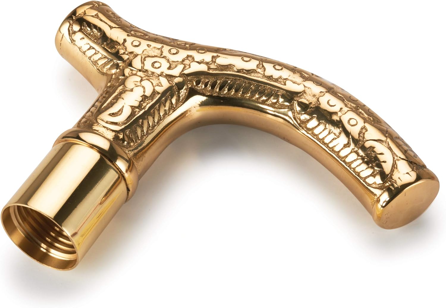 WOODRIVER Small Filligree Style Cane Handle - Brass