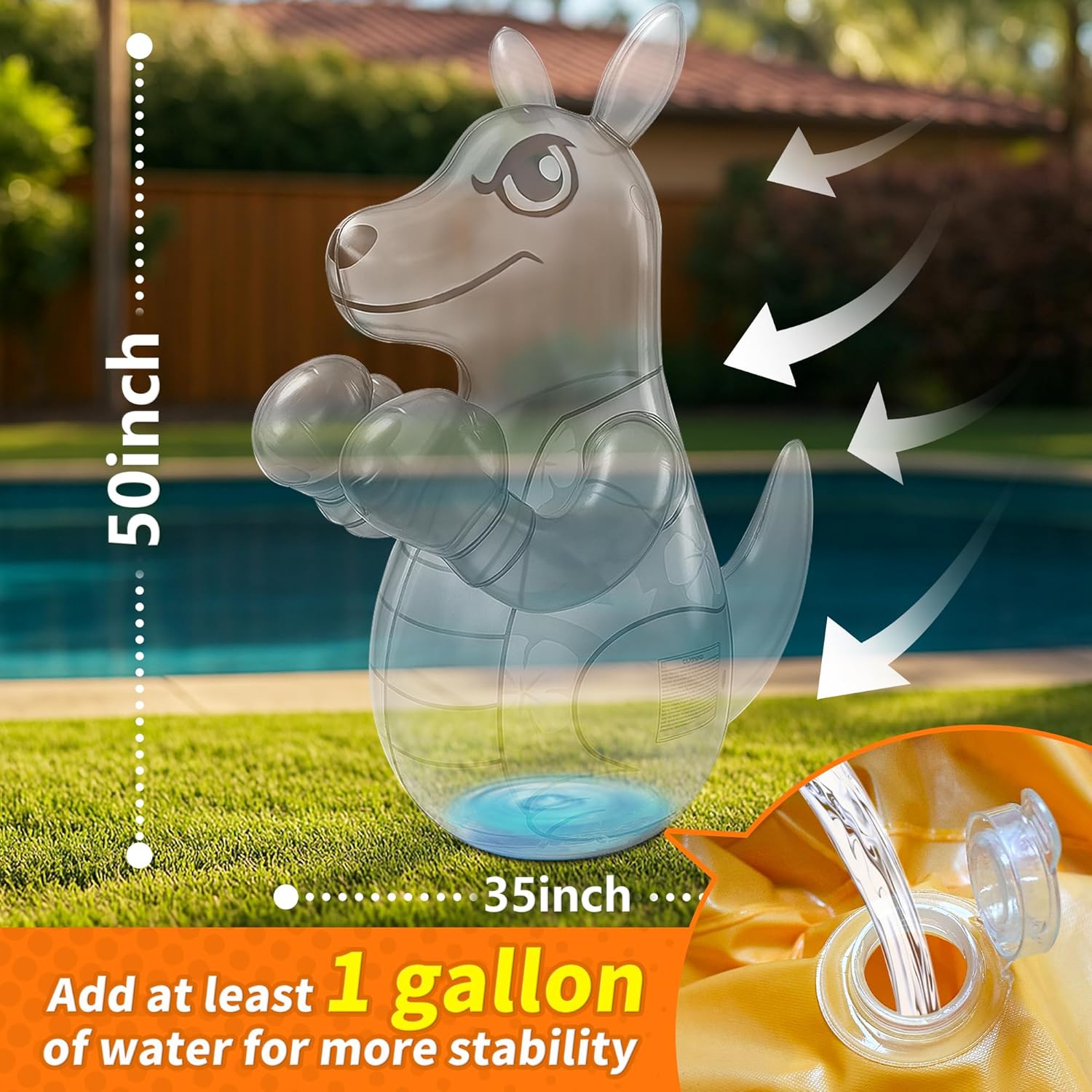 Kids Punching Bag 3-8 with Air Pump, Toddler Punching Bags for Kids, Inflatable Dinosaur Toy with Bounce- Back Action, Safe Gifts for Boys & Girls Age 3-5 Add Tossing Game