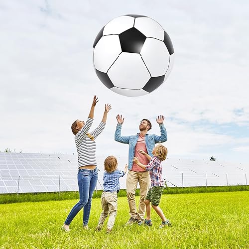 Miniatura 5 de Lewtemi Pelotas deportivas inflables gigantes grandes, pelota de playa, béisbol, fútbol, arcoíris, baloncesto, fútbol para deportes, fiesta de