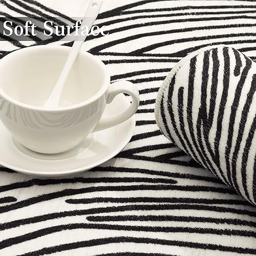 Miniatura 4 de GAOMON Alfombra moderna de 2 x 6 pies, lavable, suave, de lana sintética, para entrada, alfombra larga antideslizante contemporánea, para