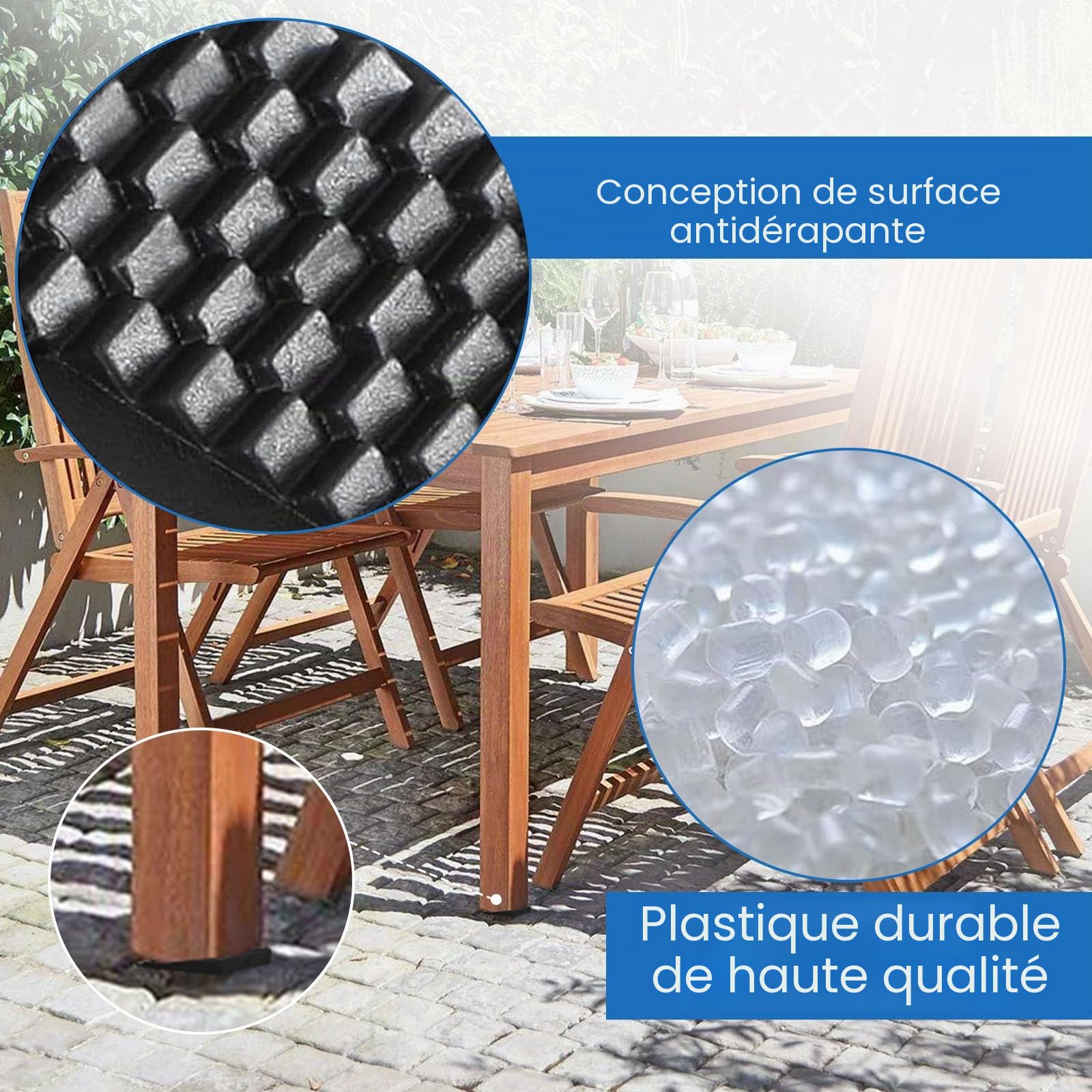 30 PCS Cales de Nivellement pour Meubles 5 * 3 * 0.5cm Cale Plastique pour Nivellement Support Niveleur Meuble