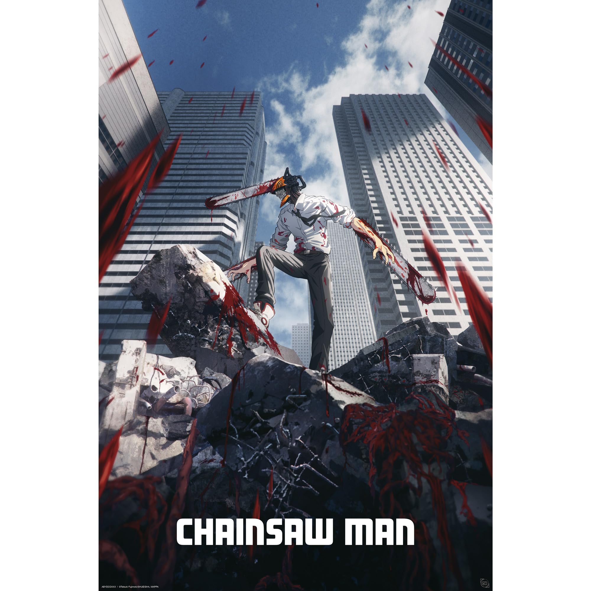GB eye Chainsaw Man Key Art 61 x 91.5cm / 24.2 x 35.8 inches Maxi Poster - Shipped Rolled - Art Poster - Wall Posters - Posters & Prints