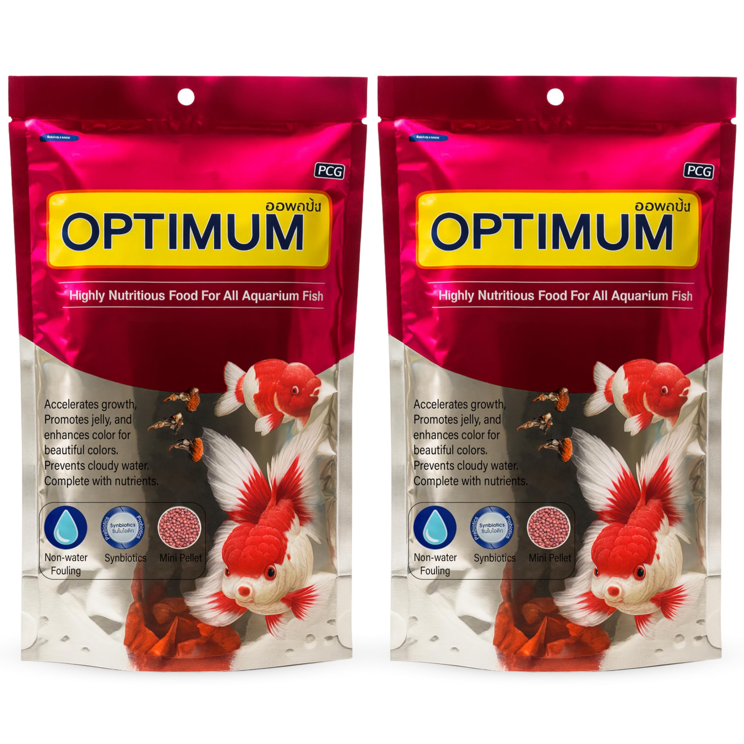 Foodie Puppies Optimum Fish Food -400G (2 X 200G) with Free Key Ring