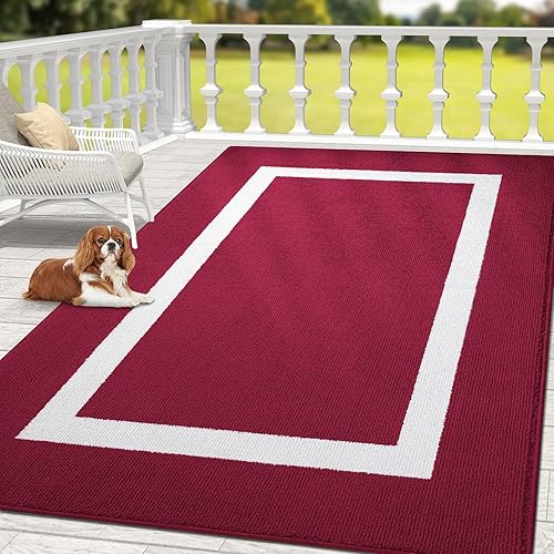 Miniatura 29 de OLANLY Alfombra para Puerta Interior, 30 x 17 pulgadas, Alfombra de Entrada Antideslizante Absorbente Resistente a la Suciedad, Alfombras de Entrada