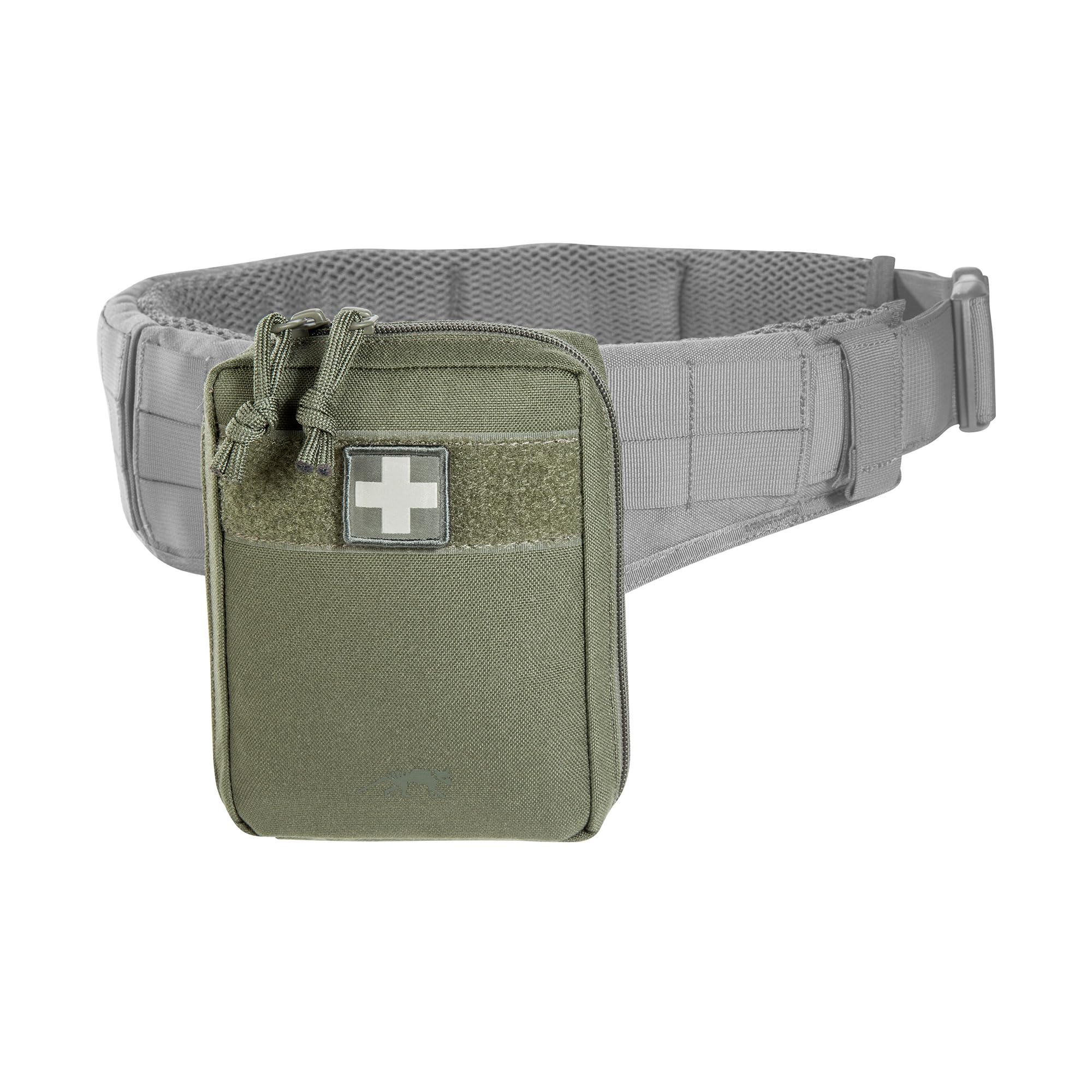Tasmanian Tiger TT First Aid Basic Molle - Set di primo soccorso leggero con sistema Molle per viaggi e casa, ideale per escursioni, trekking, ciclismo, ufficio, verde oliva
