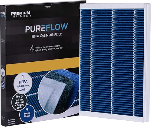 Miniatura 2 de Filtro de aire de cabina PureFlow HEPA PC9366HX  Compatible con Dodge Sprinter 3500 2009-07, Sprinter 2500 2008-07