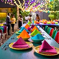 Vista 3 de Party Essentials Servilletas de papel de 2 capas, Servilleta para bebidas