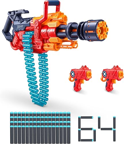 XShot X-Shot-EXCEL-Combo Pack Trituradora giratoria (35 cinturones de dardos, 48 dardos) y 2 unidades micros(16 dardos) buzón de correo por ZURU,