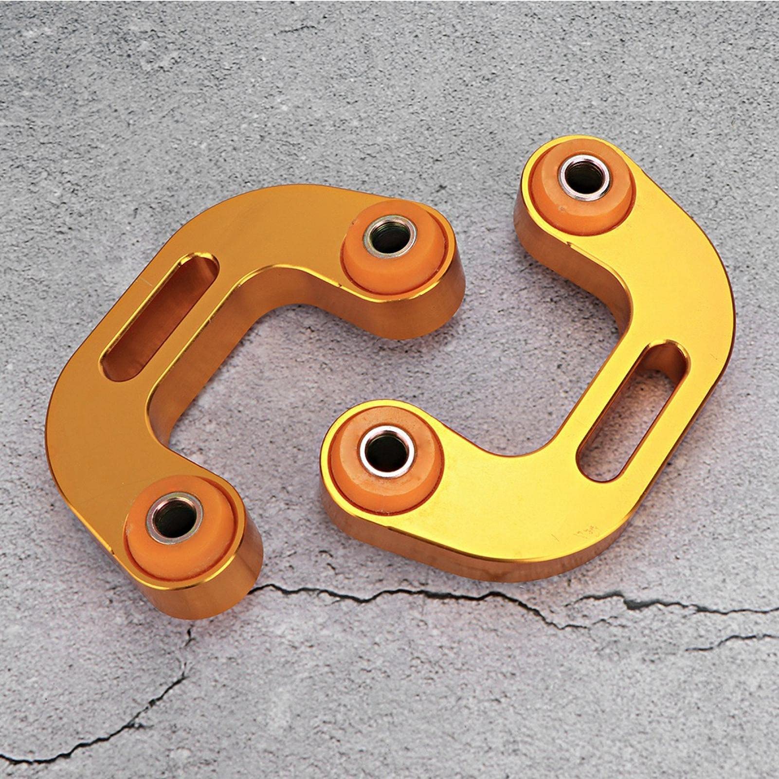 Hinten Swaybar, 2Pcs Aluminium Hinten Sway Stabilizer Bar End Link Fit für Subaru Impreza WRX 2002-2007 SBEL SBR 0207 GD