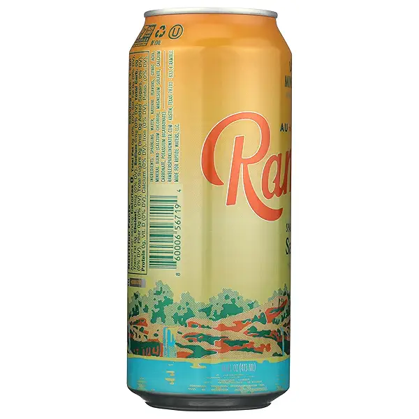 AUTX RAMBLER Sparkling Water, Texas Limestone Mineral Blend, Satsuma Flavor, 16-Ounce Tallboy Cans, 12-Pack 4