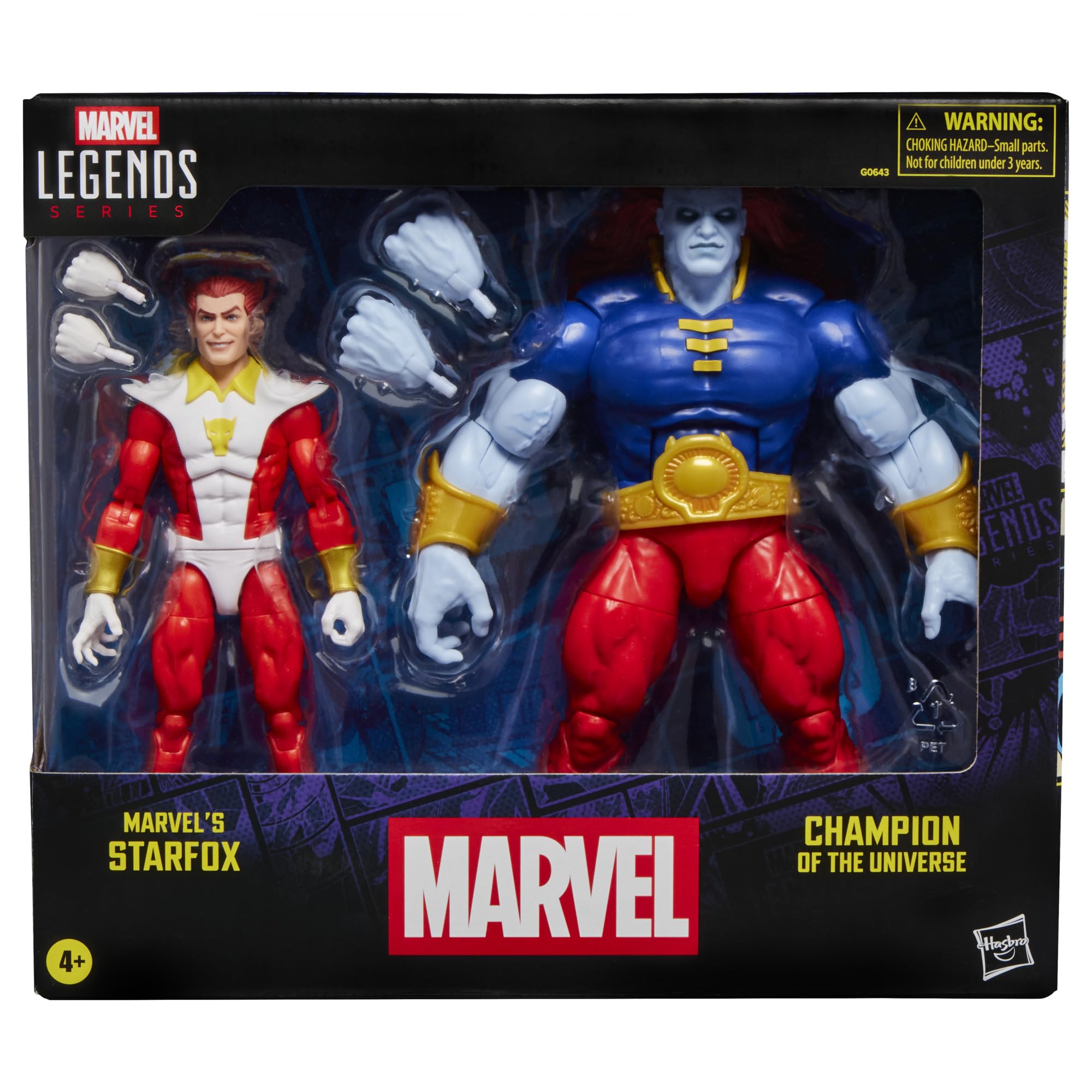 Pack de 2 Figurines Marvel Legends : Starfox et Champion de l'Univers