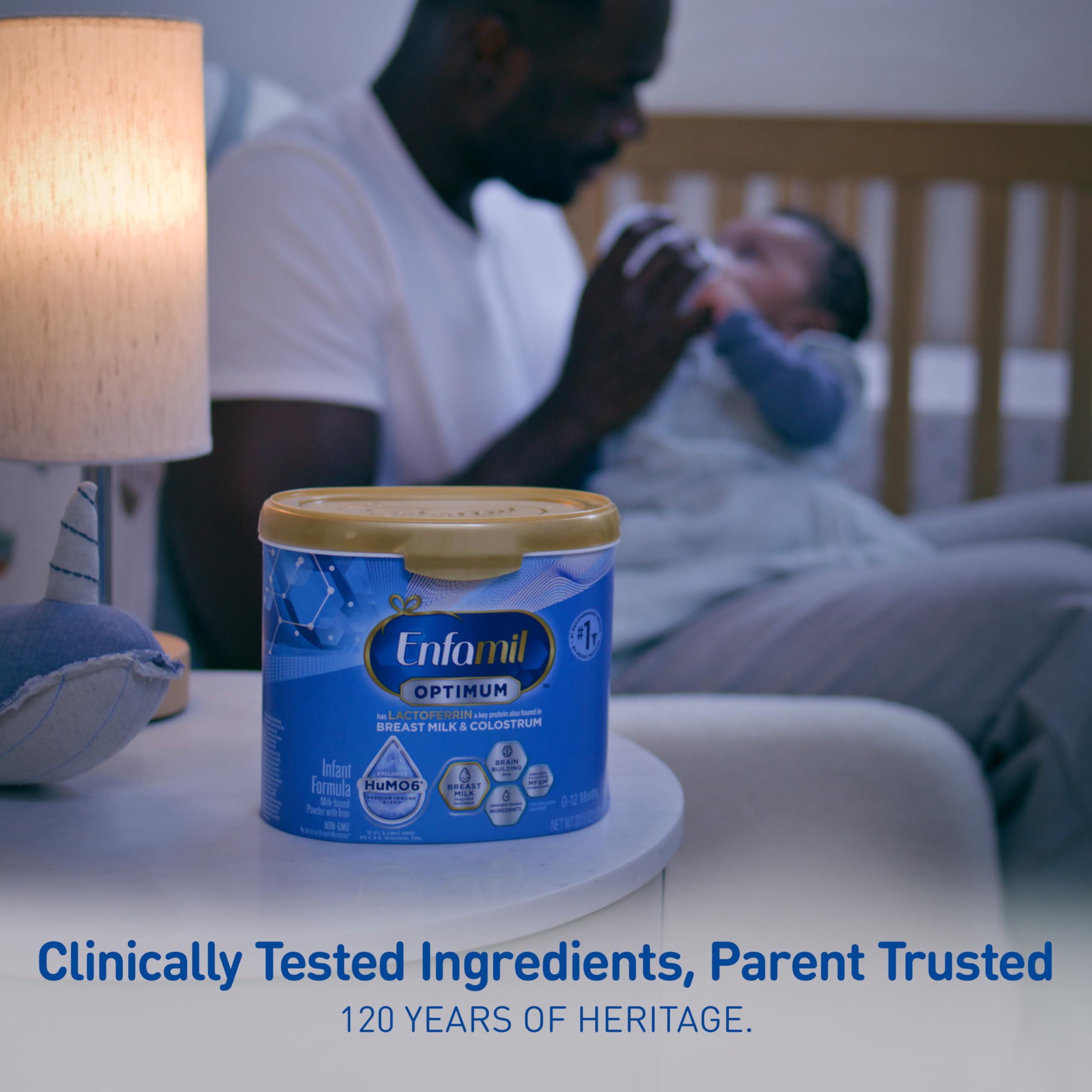 Enfamil Optimum Enspire Our Closest Formula to Breast Milk Immune-Supporting Lactoferrin and Brain-Building DHA Baby Formula 30 Oz Refill product thumbnail 7