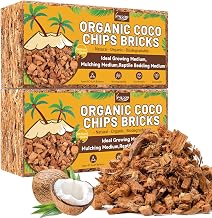 Legigo 2 Pack Coco Chips for Plants- 2.2lb Organic Coconut Husk Potting Mix