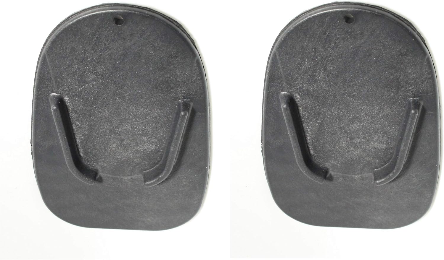 Black 2 Pack Motorcycle Kickstand Plates | Kick Stand Plate Pad Base For Motorcycle motor Dirt Bike Perfect for parking on hot asphalt and soft surfaces Multicolor