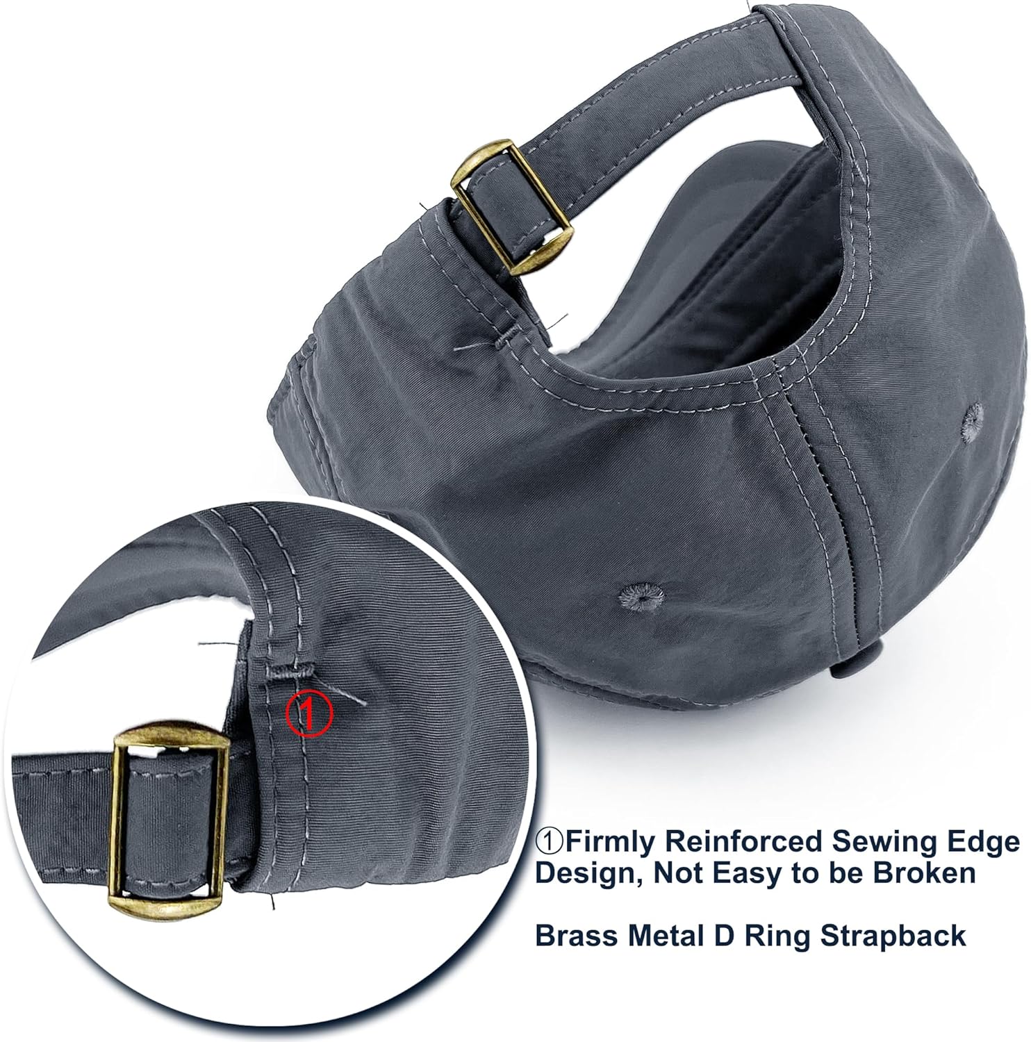 Water Resistant Womens Short Bill Hats Short Brim Hats for Men Running Small Brim Baseball Caps for Ladies - Image 5